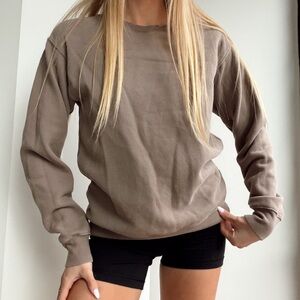 TNA Taupe Crewneck